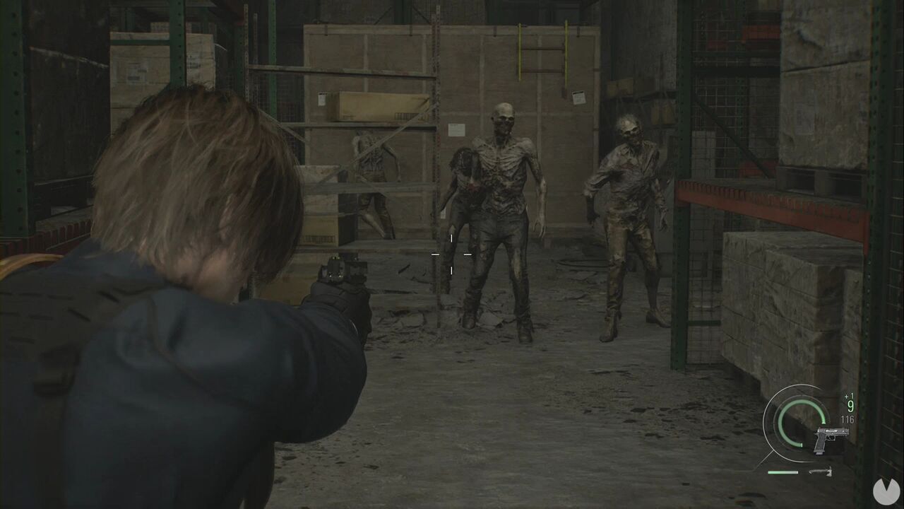 Resident Evil Requiem - East Raccoon City, zombies in the Logistics Warehouse