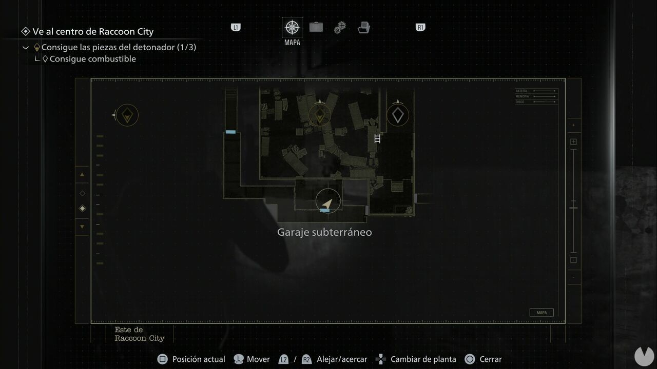 Resident Evil Requiem - East Raccoon City, location of the Mr. Raccoon in the Underground Parking Garage, inside the first room along the corridor