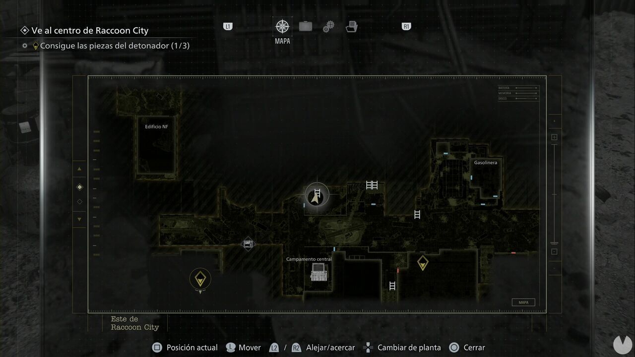 Resident Evil Requiem - East Raccoon City, ladder leading down into the zombie area north of the Central Camp