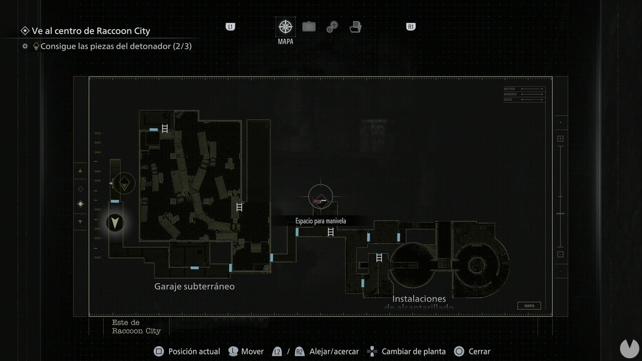 Resident Evil Requiem - East Raccoon City, location of the door with a crank mechanism between the Underground Garage and the Sewer Facility