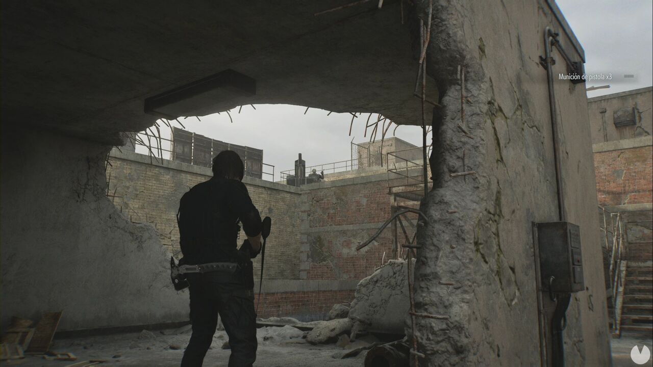 Resident Evil Requiem - East Raccoon City, second mortar gunner in the Cedarbrook Apartments rooftop area