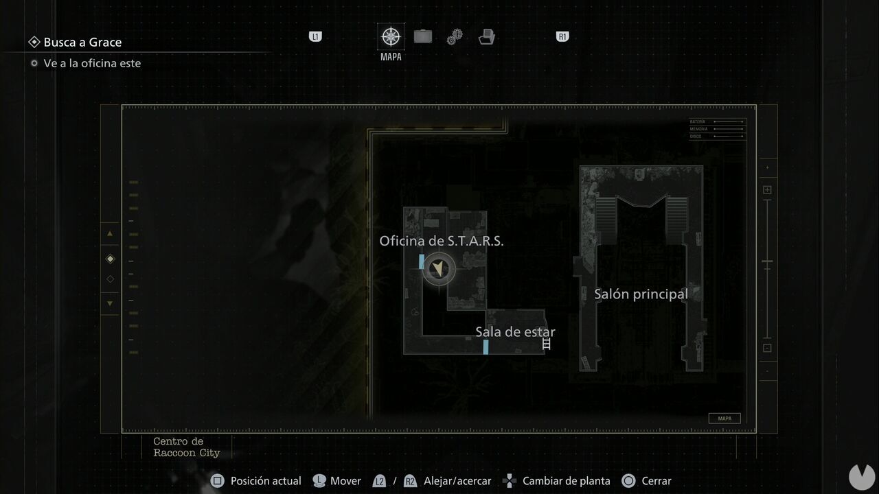 Resident Evil Requiem - R.P.D., location of the S.T.A.R.S. Office in the west wing of the police station's second floor