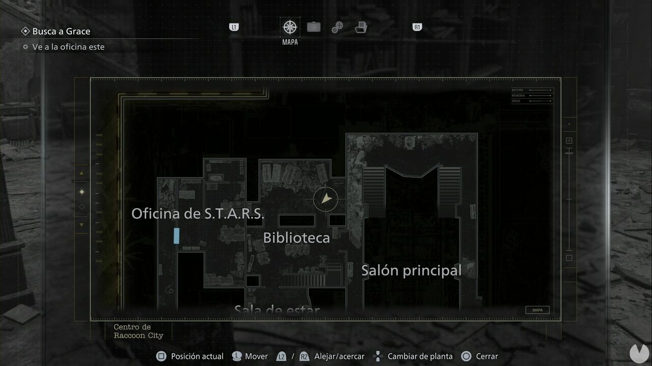 Resident Evil Requiem - R.P.D., location of the Library in the western section of the first floor