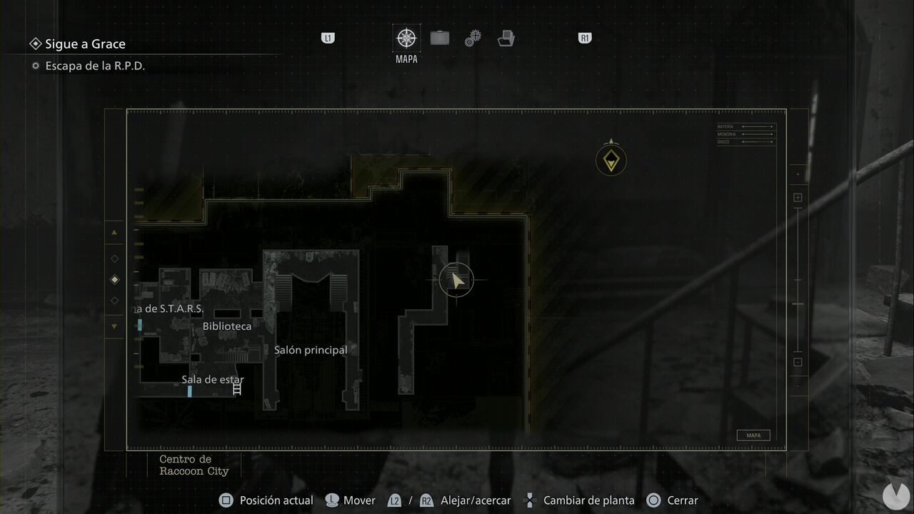 Resident Evil Requiem - R.P.D., eastern section of the first floor, accessible only from the southeastern section of the first floor