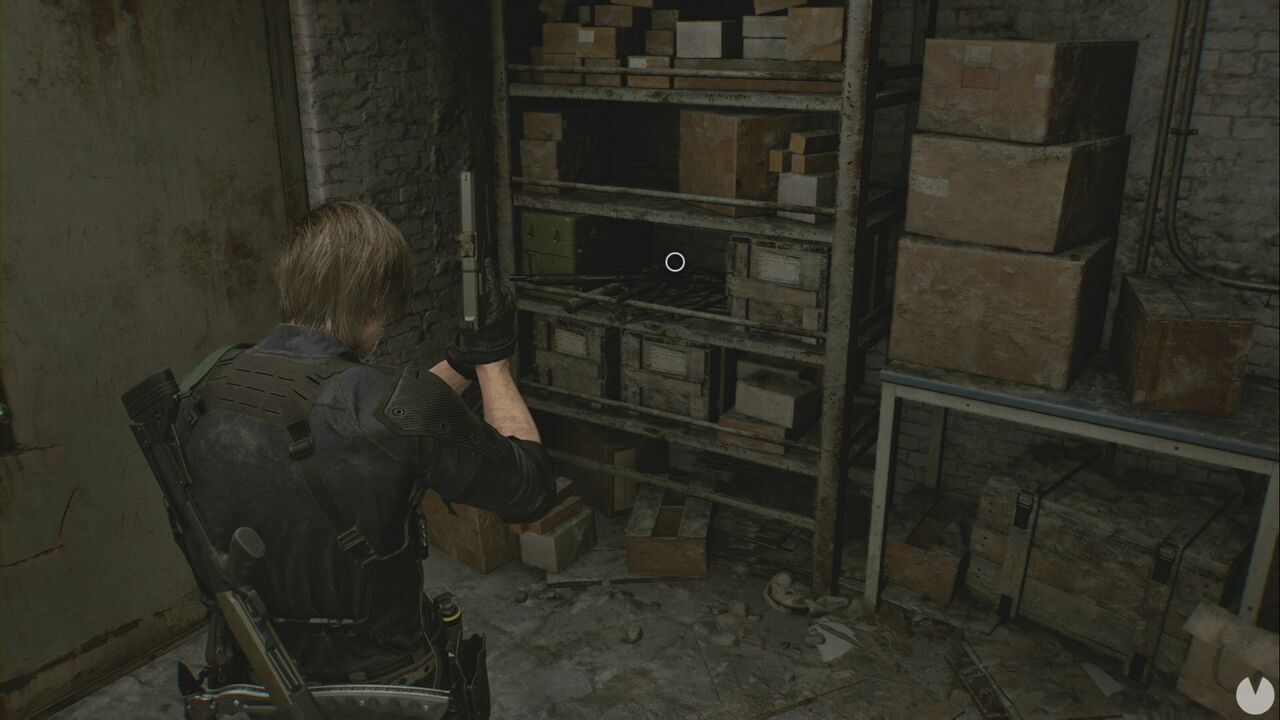 Resident Evil Requiem - Weapons, W870 Police on a shelf in the storeroom of Kendo's Gun Shop