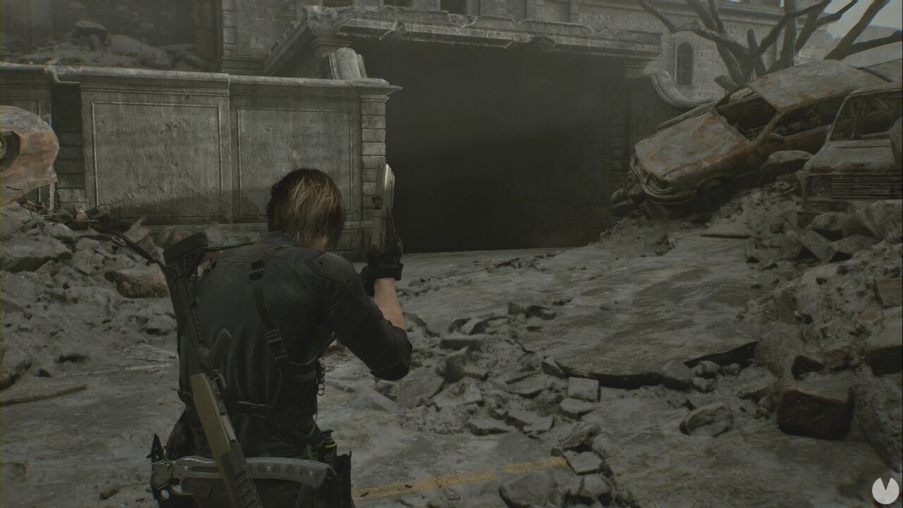 Resident Evil Requiem - R.P.D., location of the ramp leading down to the police station garage from the streets of central Raccoon City
