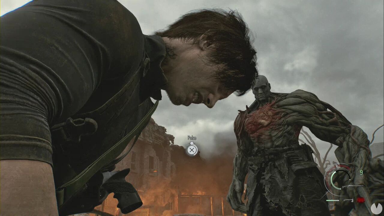 Resident Evil Requiem - R.P.D., QTE triggered when the Super Tyrant slams you into a car