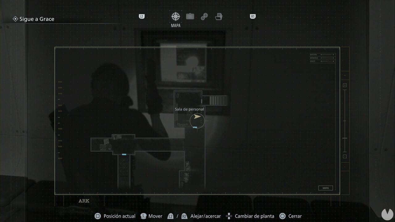 Resident Evil Requiem - ARK, location of the Staff Room at the first left turn in ARK's opening corridor