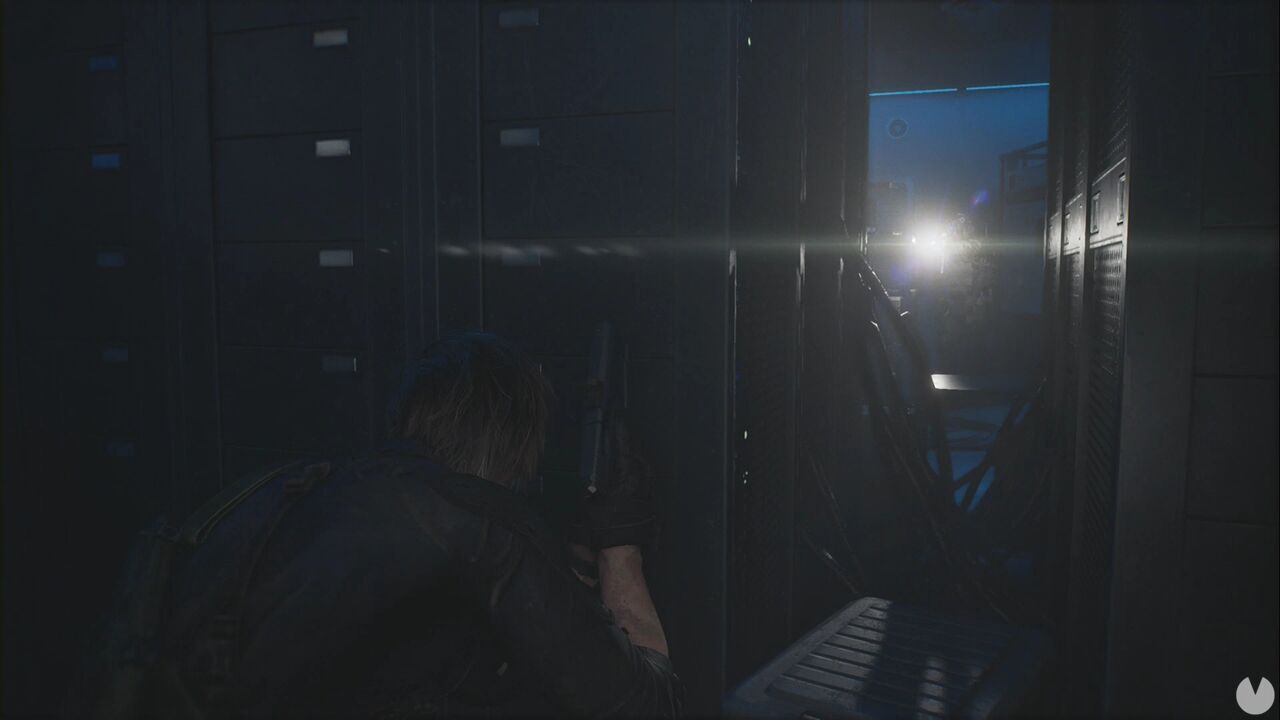 Resident Evil Requiem - ARK, elite soldiers searching for Leon in the server room