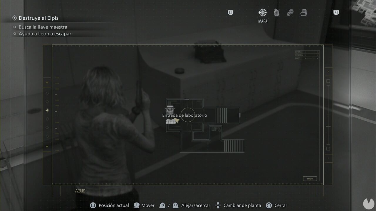 Resident Evil Requiem - ARK (II), location of the Laboratory Entrance, the safe room at the beginning of Grace's section in ARK