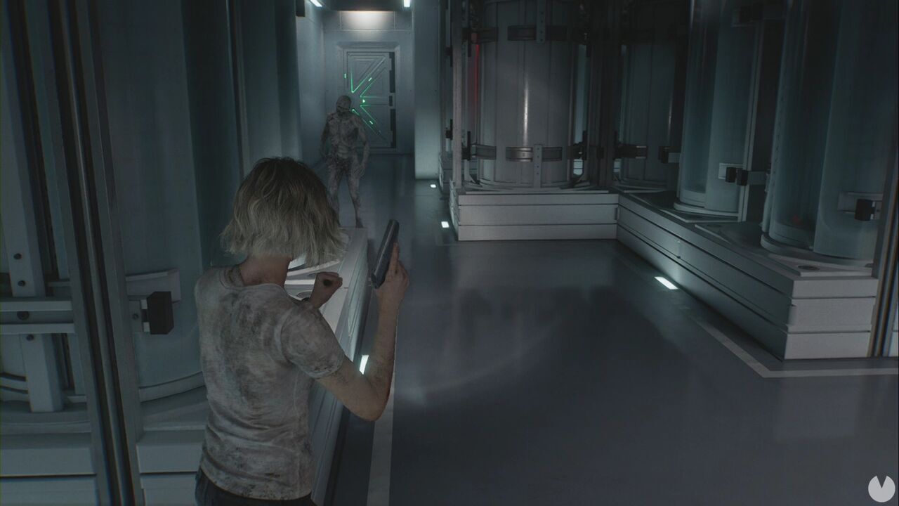 Resident Evil Requiem - ARK (II), zombie wandering around Bioweapons Silo 02