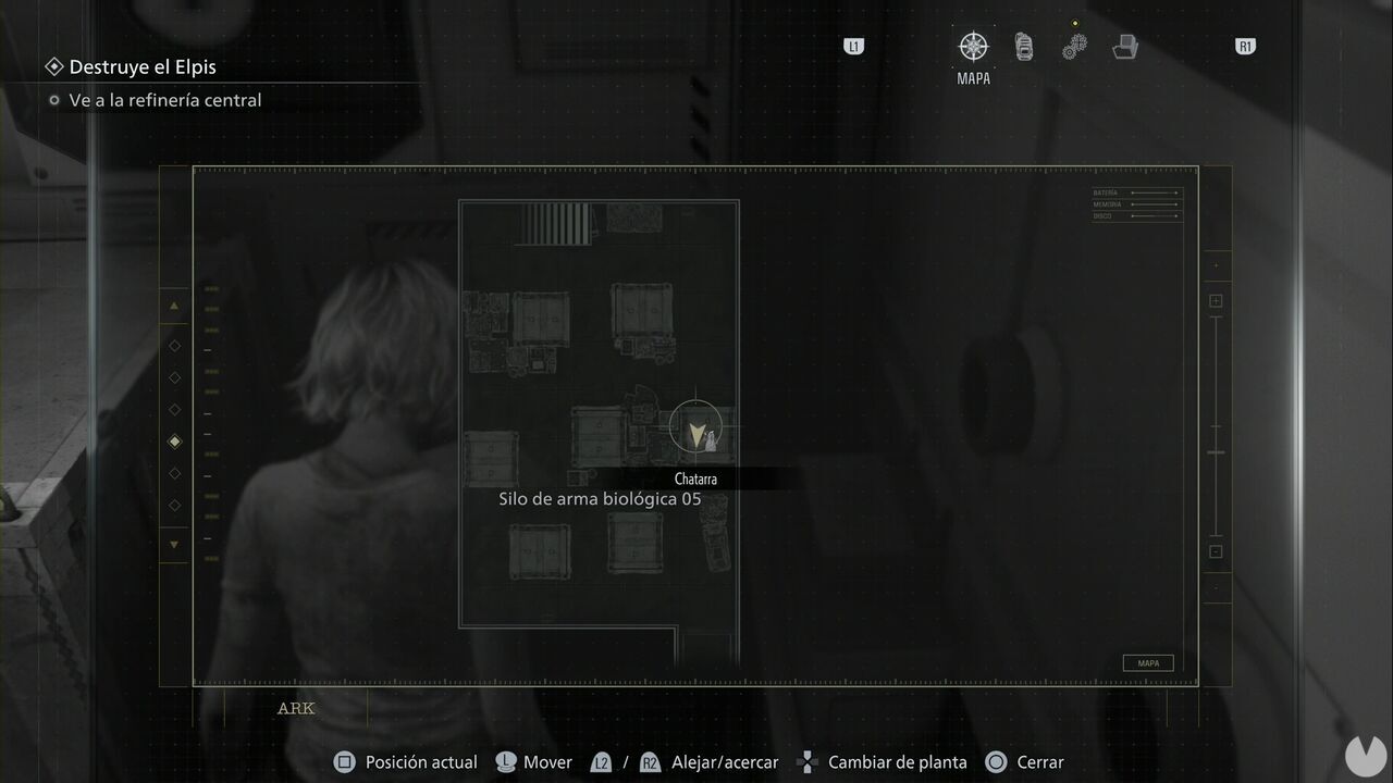 Resident Evil Requiem - ARK (II), location of the container in the Bioweapon Silo holding the Monitor Control Room Safe file