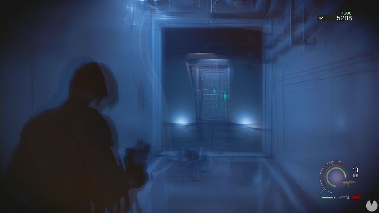 Resident Evil Requiem - ARK (III), Leon suffers the effects of his illness and the screen becomes blurred