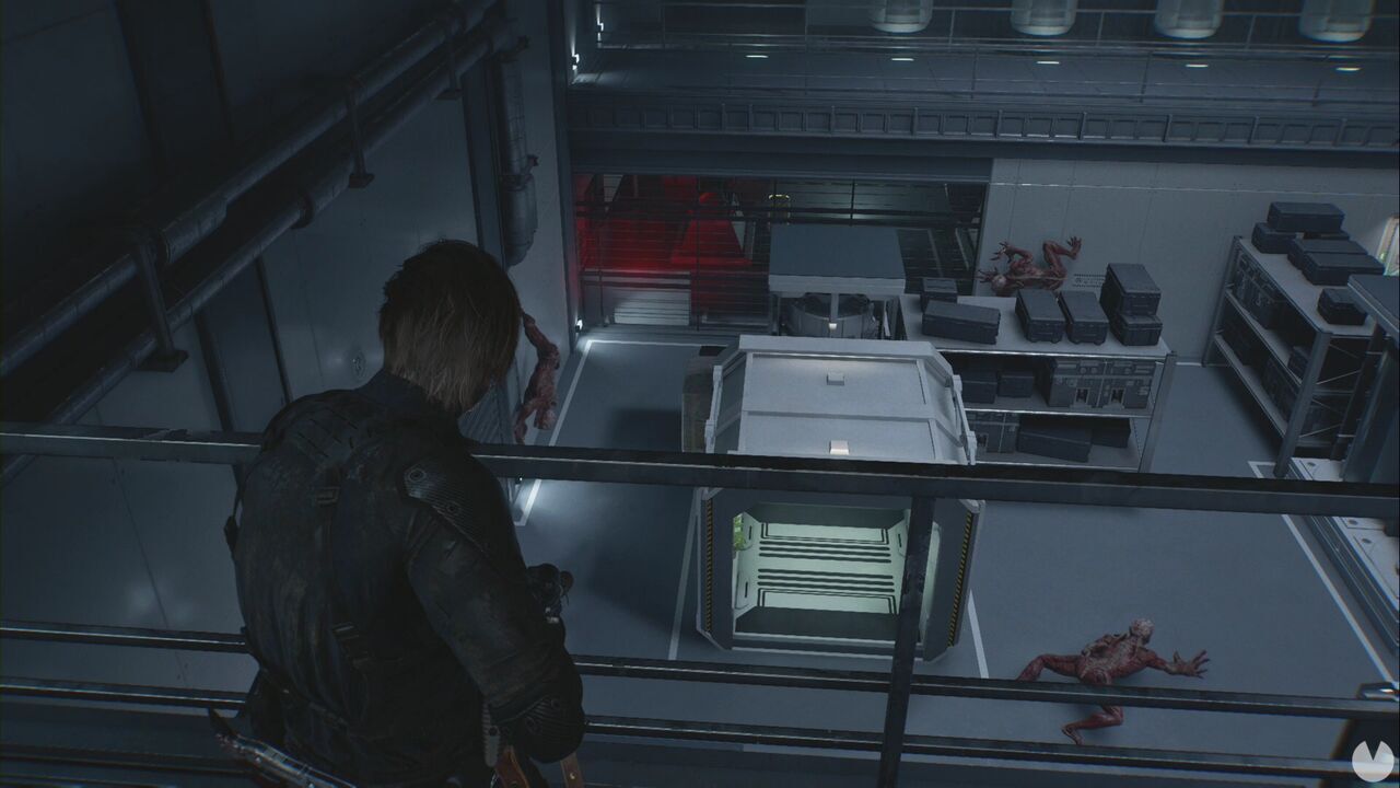 Resident Evil Requiem - ARK (III), Lickers in the lower area beneath the catwalk west of Bioweapons Silo 11