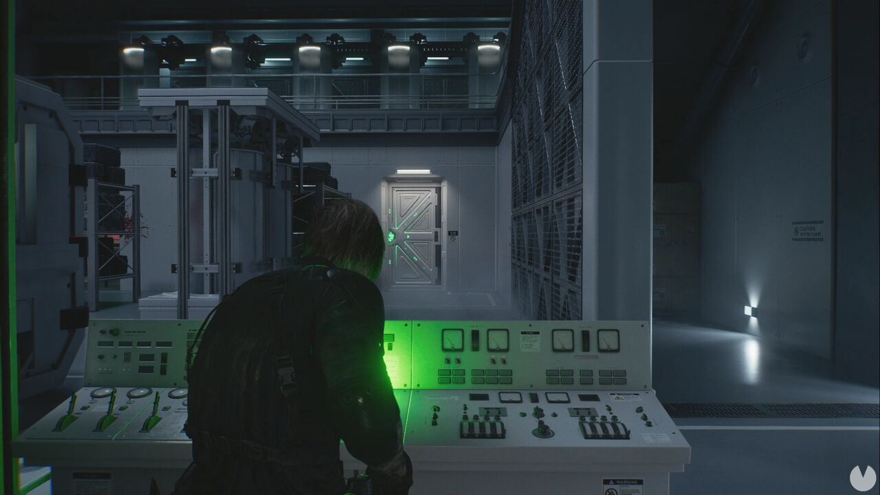 Resident Evil Requiem - ARK (III), open door in the northwestern section of Bioweapons Silo 12