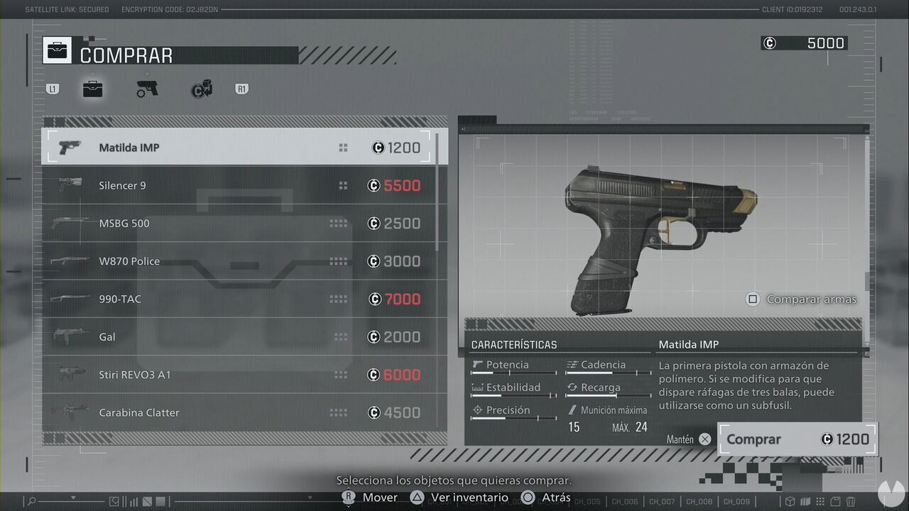 Resident Evil Requiem - Leon's special weapons, Matilda IMP