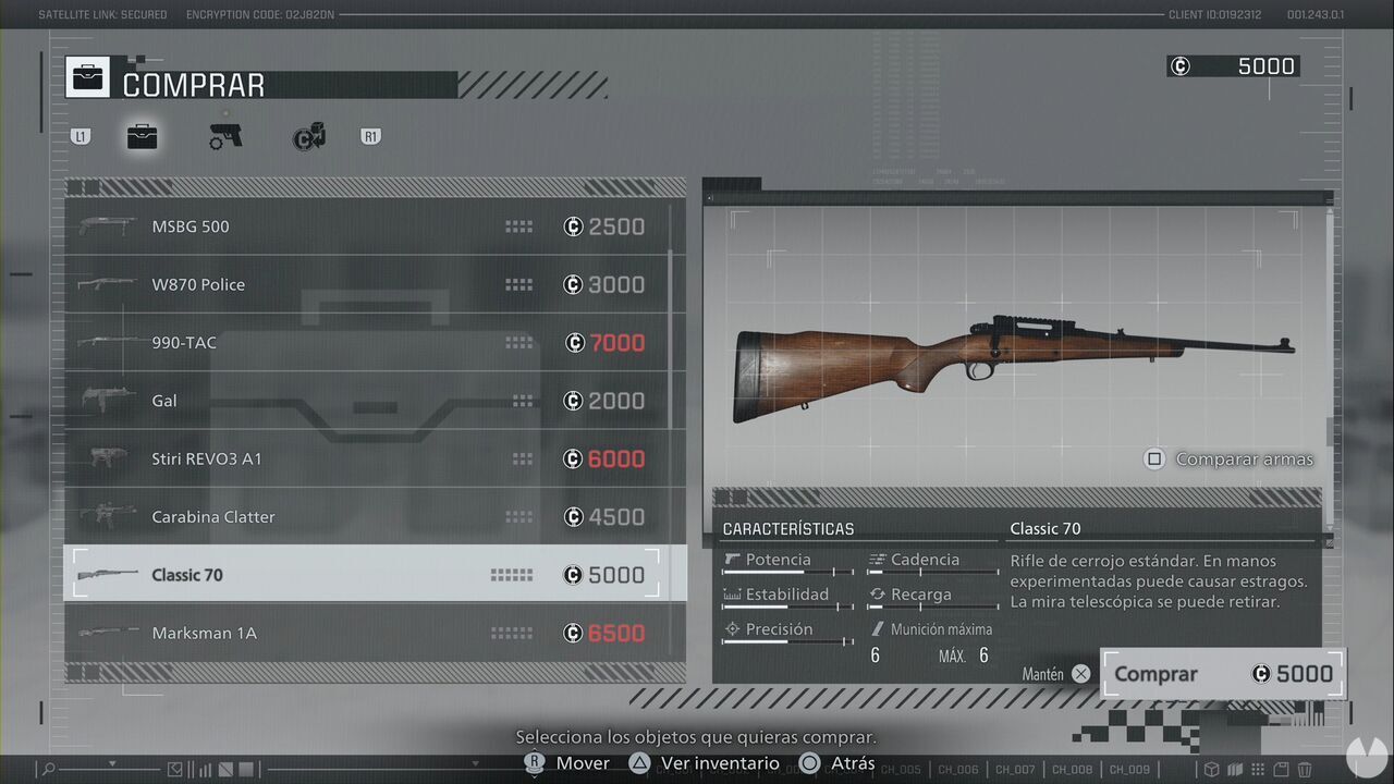 Resident Evil Requiem - Leon's weapons, Classic 70