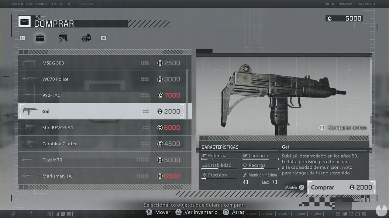 Resident Evil Requiem - Leon's weapons, Gal