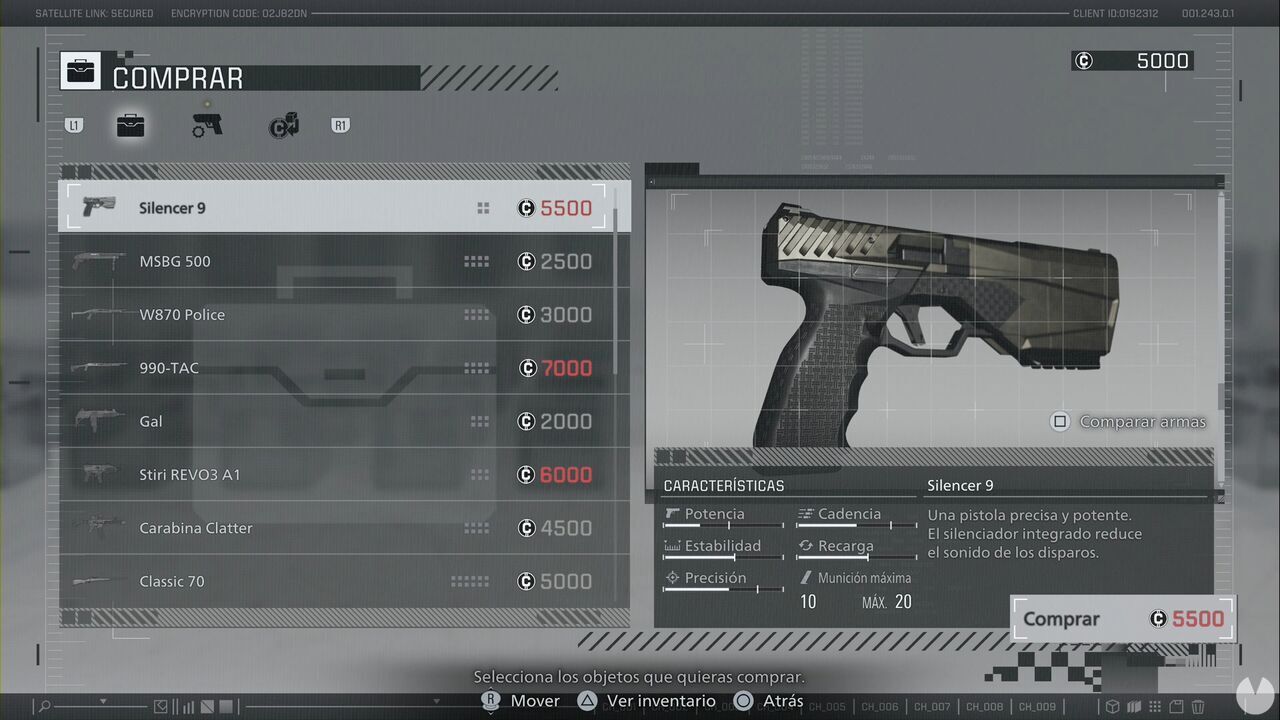 Resident Evil Requiem - Leon's weapons, Silencer 9