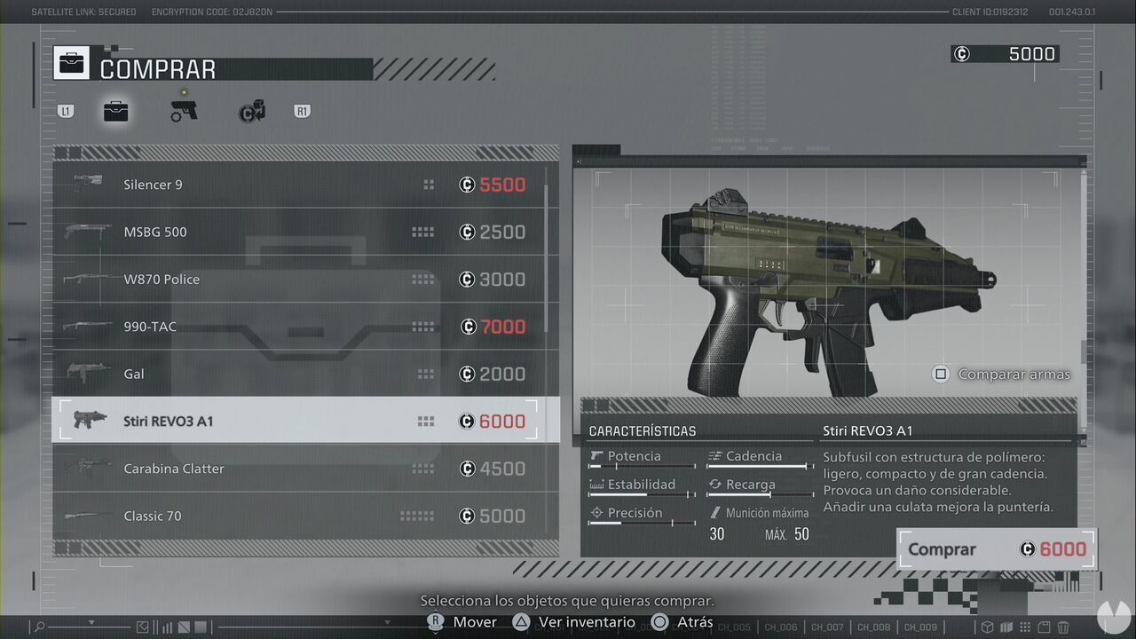 Resident Evil Requiem - Leon's weapons, 990-TAC