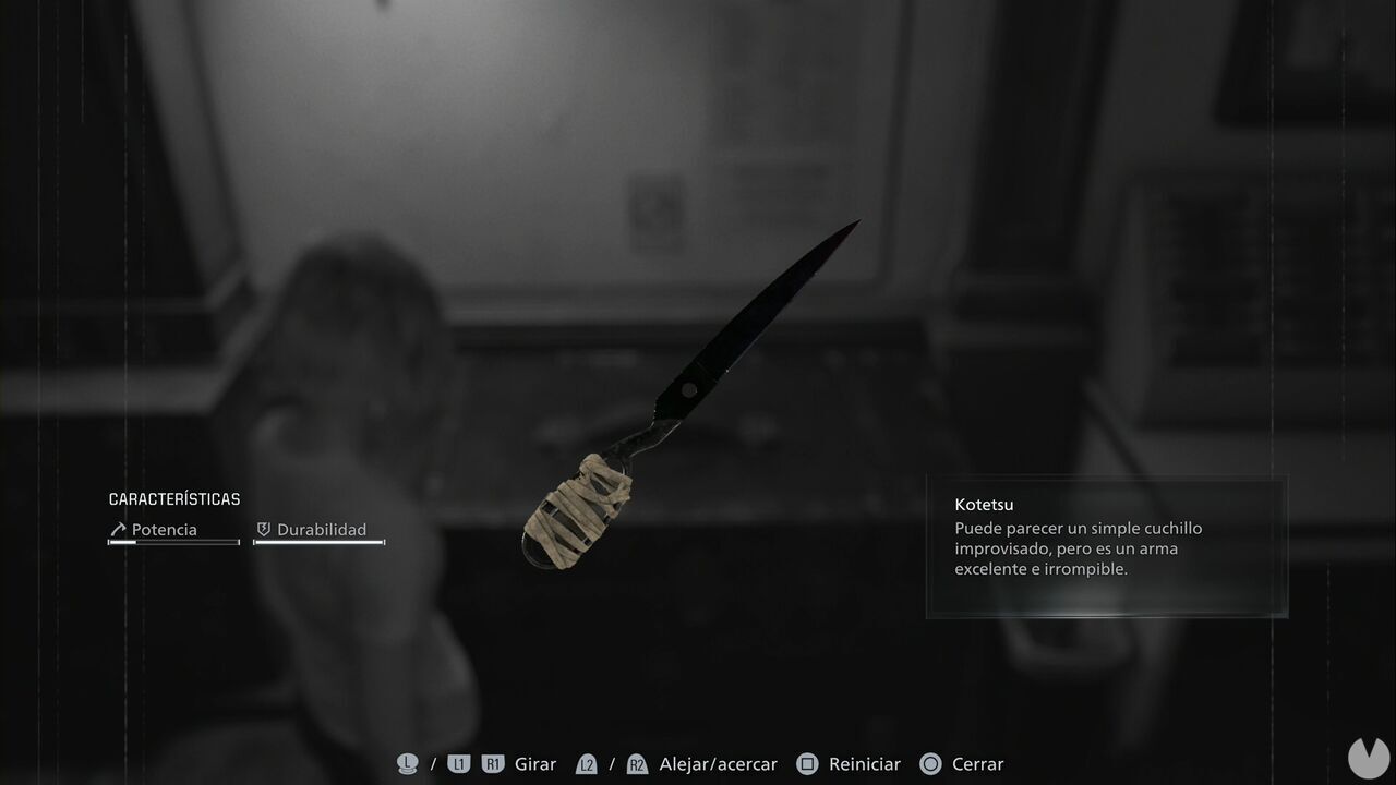 Resident Evil Requiem - Grace's special weapons, Kotetsu