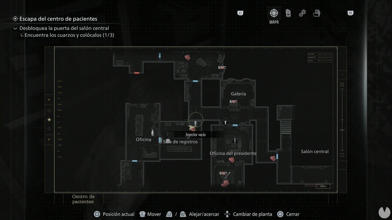 Resident Evil Requiem - Empty Injectors, location of the injector in the Records Room
