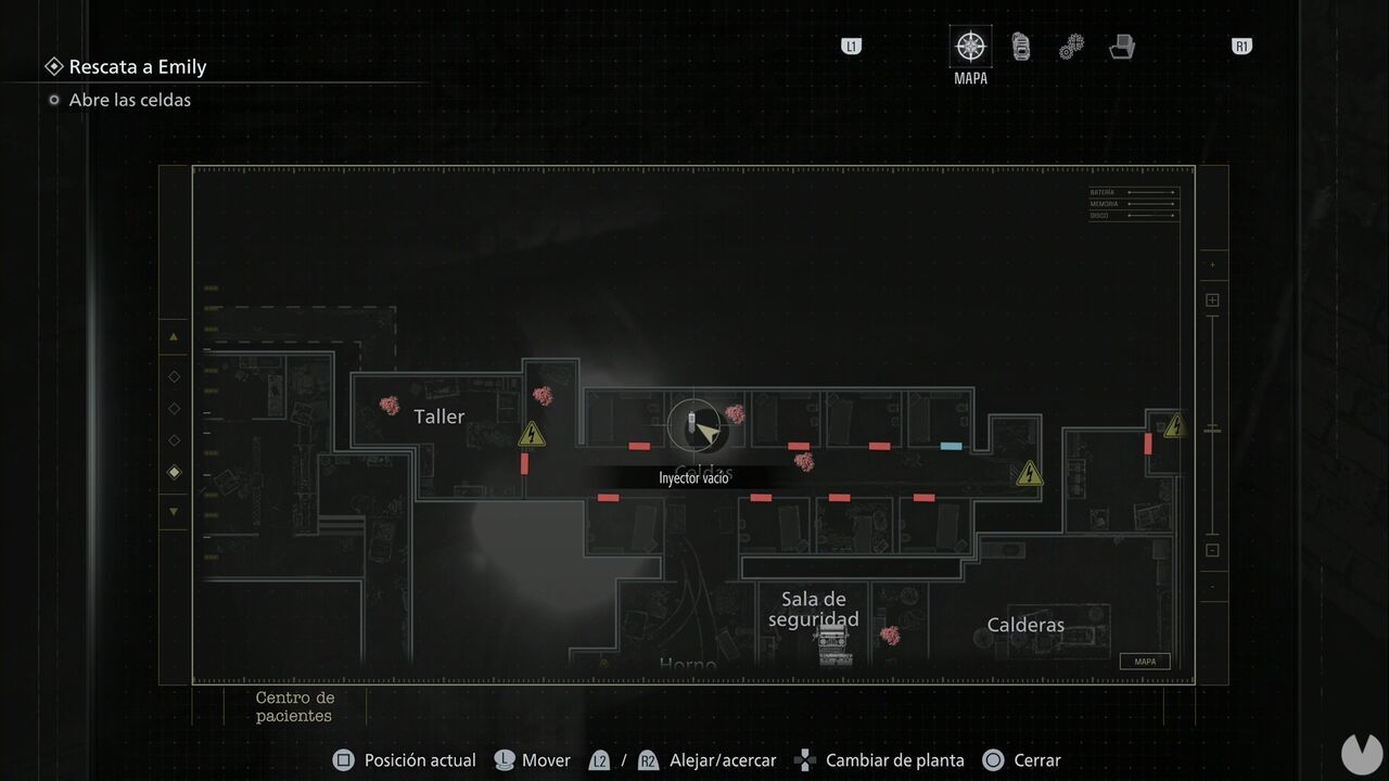Resident Evil Requiem - Empty Injectors, location of the injector in the Cells