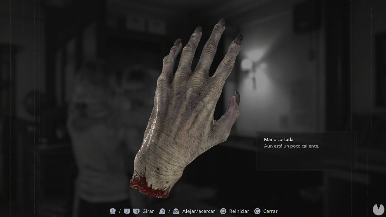 Resident Evil Requiem - The Final Puzzle, Severed Hand in the inventory