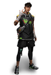 Free Fire - Personaje: Shirou