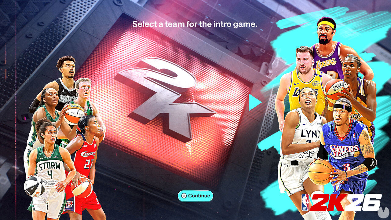 NBA 2K26 sigue los pasos de EA FC y permitirá equipos mixtos con estrellas de la NBA y la WNBA