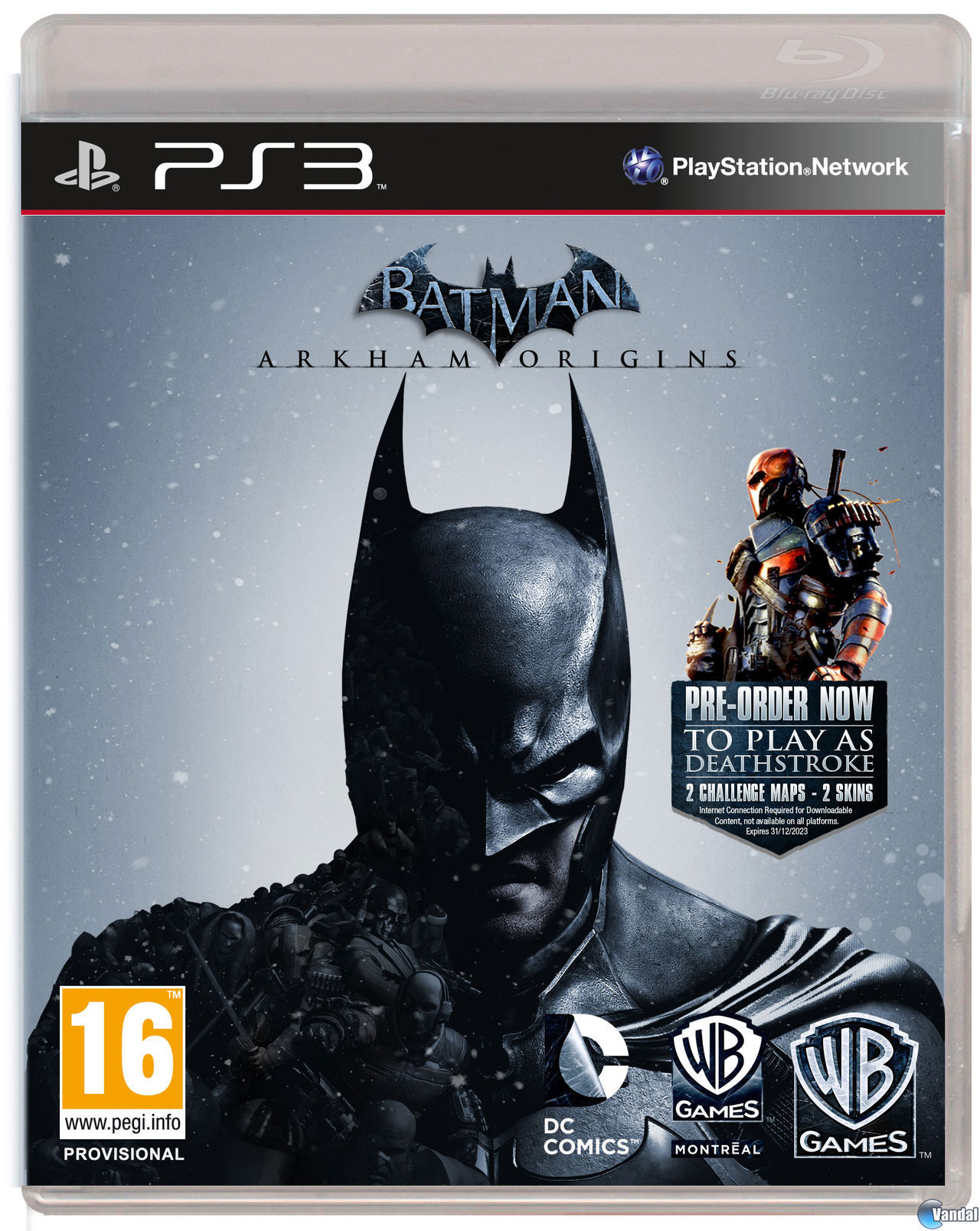 princesa rigidez famoso Batman: Arkham Origins - Videojuego (PS3, Xbox 360, PC y Wii U) - Vandal