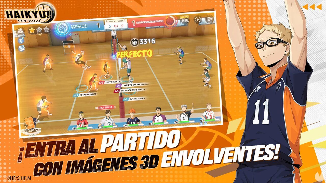 El anime de voleibol salta a tu móvil: Haikyu!! Fly High ya disponible en dispositivos iOS y Android