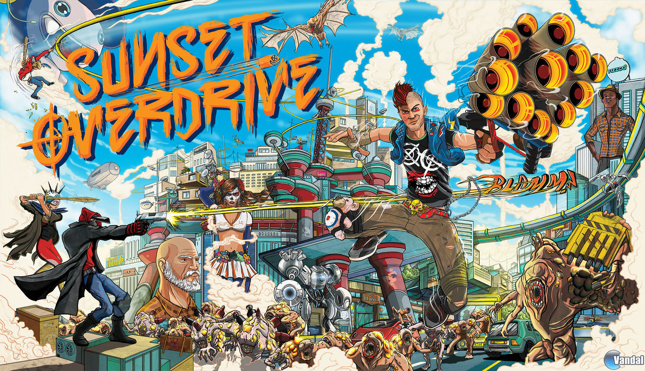 Microsot publicita Xbox Game Pass con Sunset Overdrive