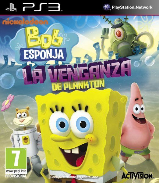Bob Esponja la venganza de Plankton - Videojuego (PS3, Xbox 360, Wii U,  Wii, Nintendo 3DS y NDS) - Vandal