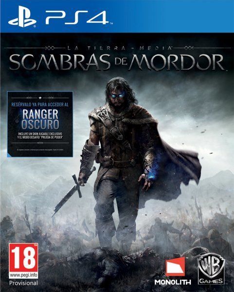 La Tierra Media: Sombras Mordor - Videojuego (PS4, Xbox 360, PS3 y Xbox One) -