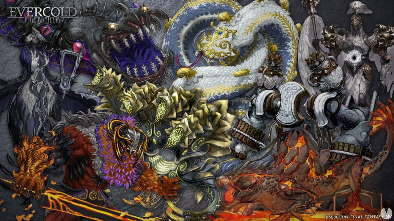 Final Fantasy XIV: Evercold presenta su nueva clase, zonas y raids de Final Fantasy VII y Evangelion
