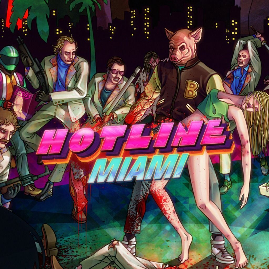 Игры похожие на хотлайн. Хотлайн Майами 1. Hotline Miami игра. Hotline Miami 1 Постер.