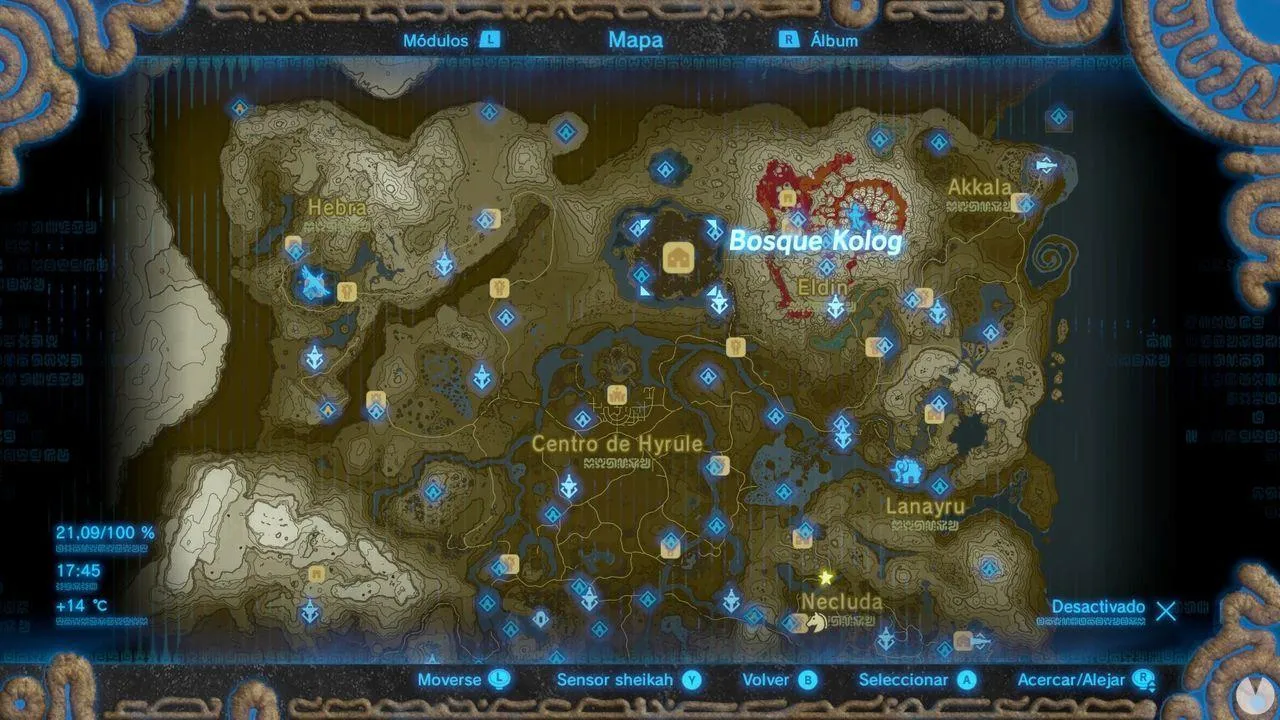 Las localizaciones donde encontrar a Obab en Zelda: Breath of the Wild