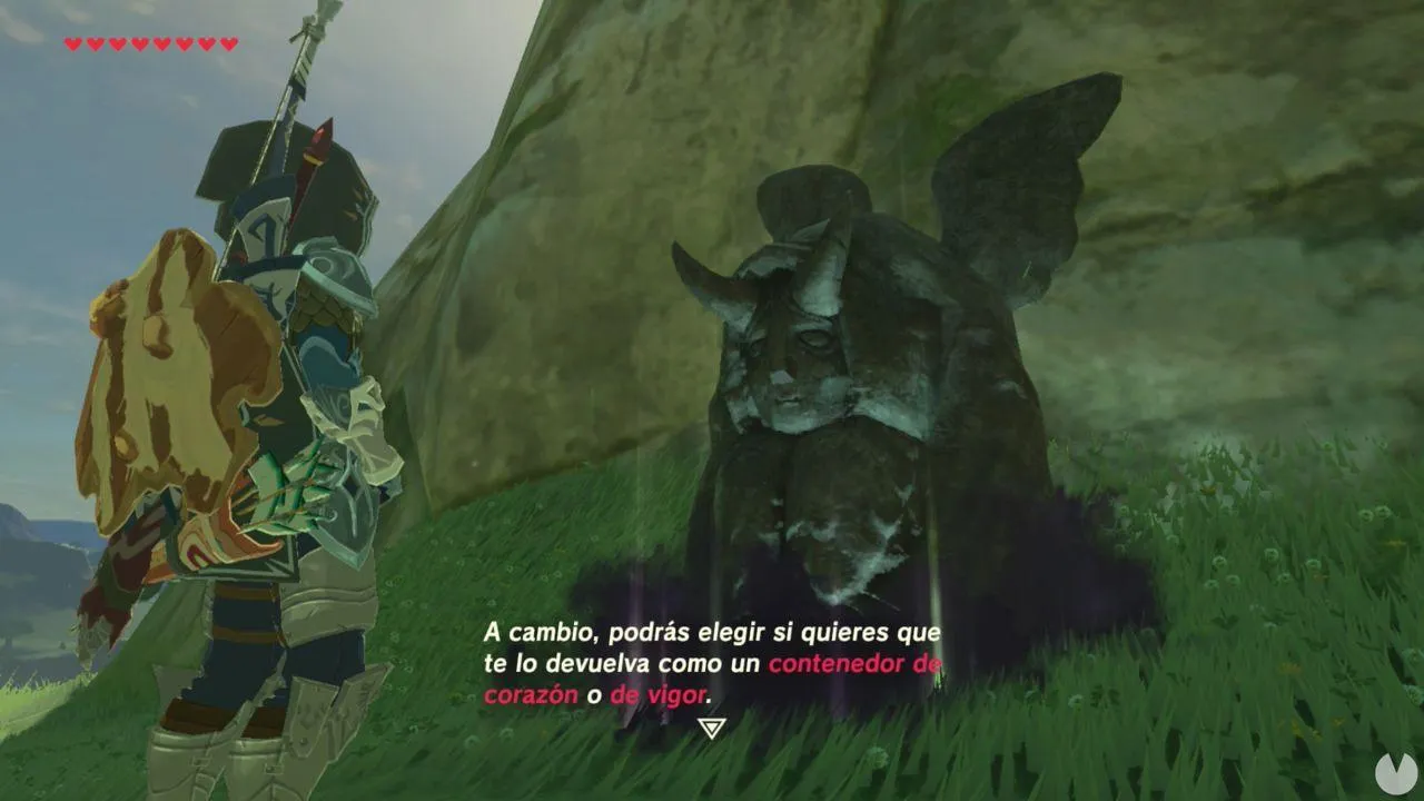 La estatua maligna - Secundaria de Zelda Breath of the Wild