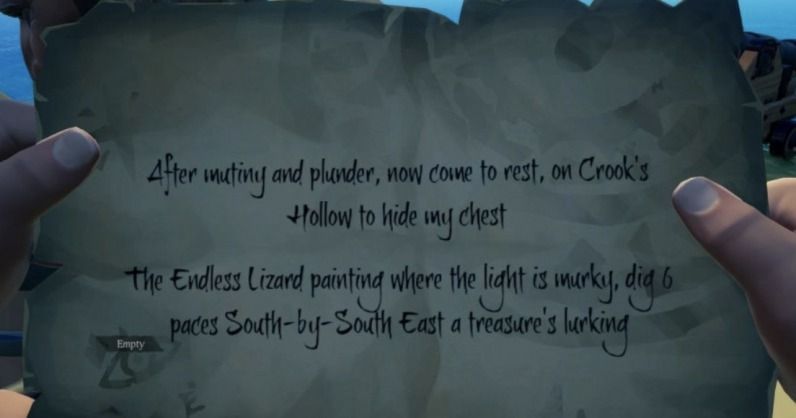 Acertijo Crook's Hollow en Sea of Thieves