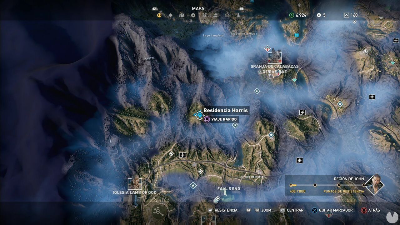 Localización de los mecheros en Far Cry 5