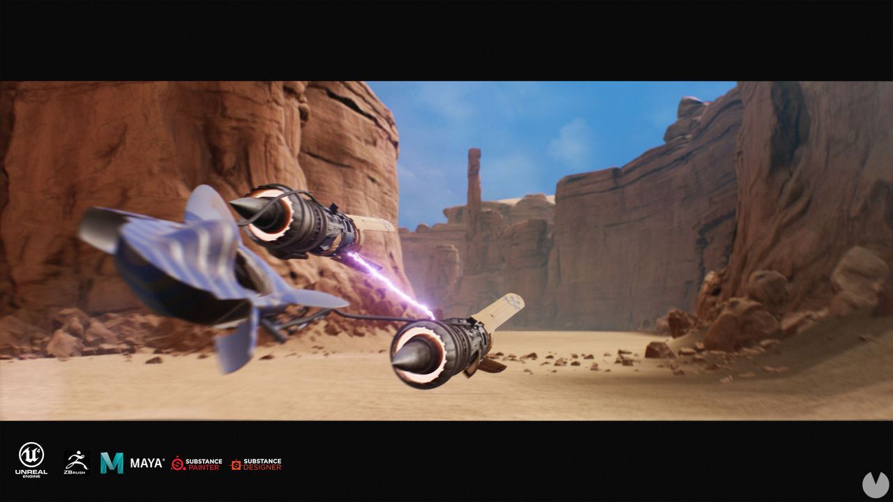 Recrean Star Wars Episode I: Racer en Unreal Engine 4