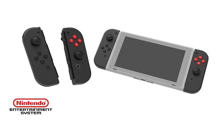 Los Joy-Con de Switch al estilo de las consolas clásicas de Nintendo