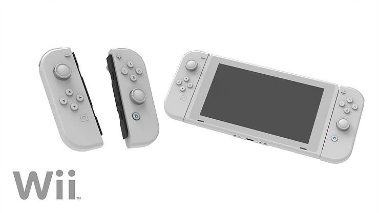 Los Joy-Con de Switch al estilo de las consolas clásicas de Nintendo