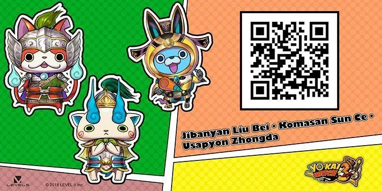 Consigue yokais especiales con estos códigos QR de Yo-Kai Watch 3 - Vandal