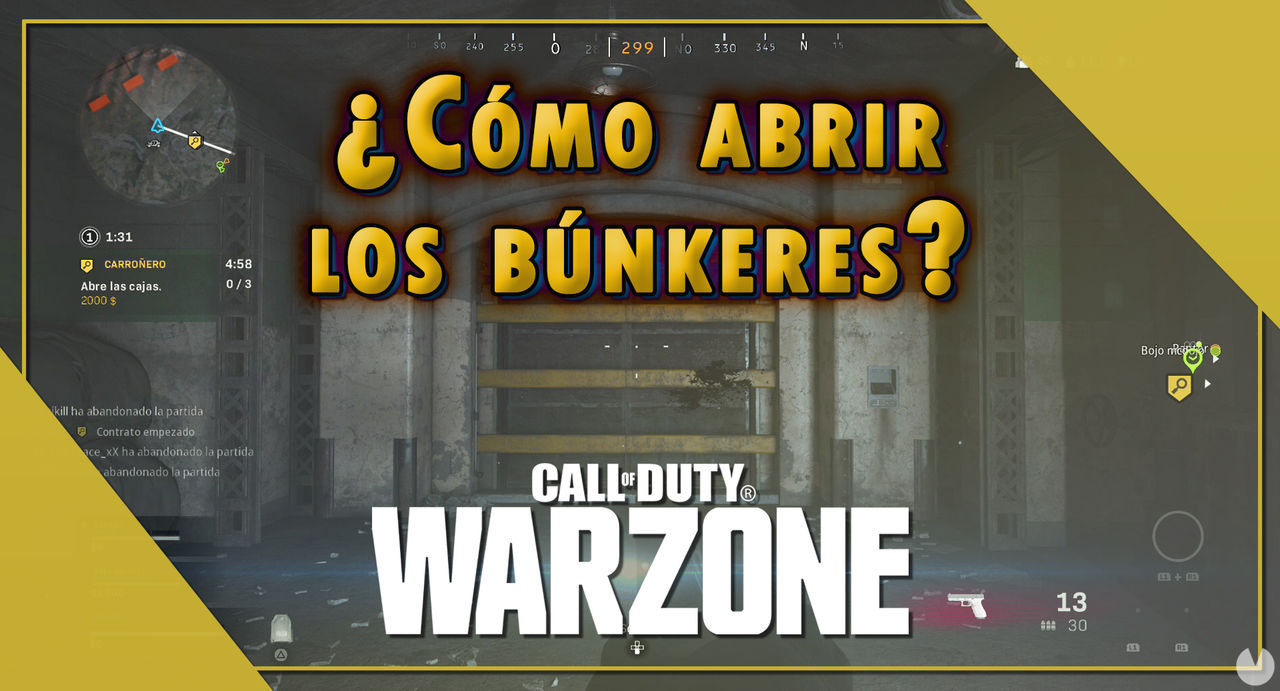 Cmo abrir los bnkeres en CoD: Warzone - Mapa y recompensas  - Call of Duty: Warzone