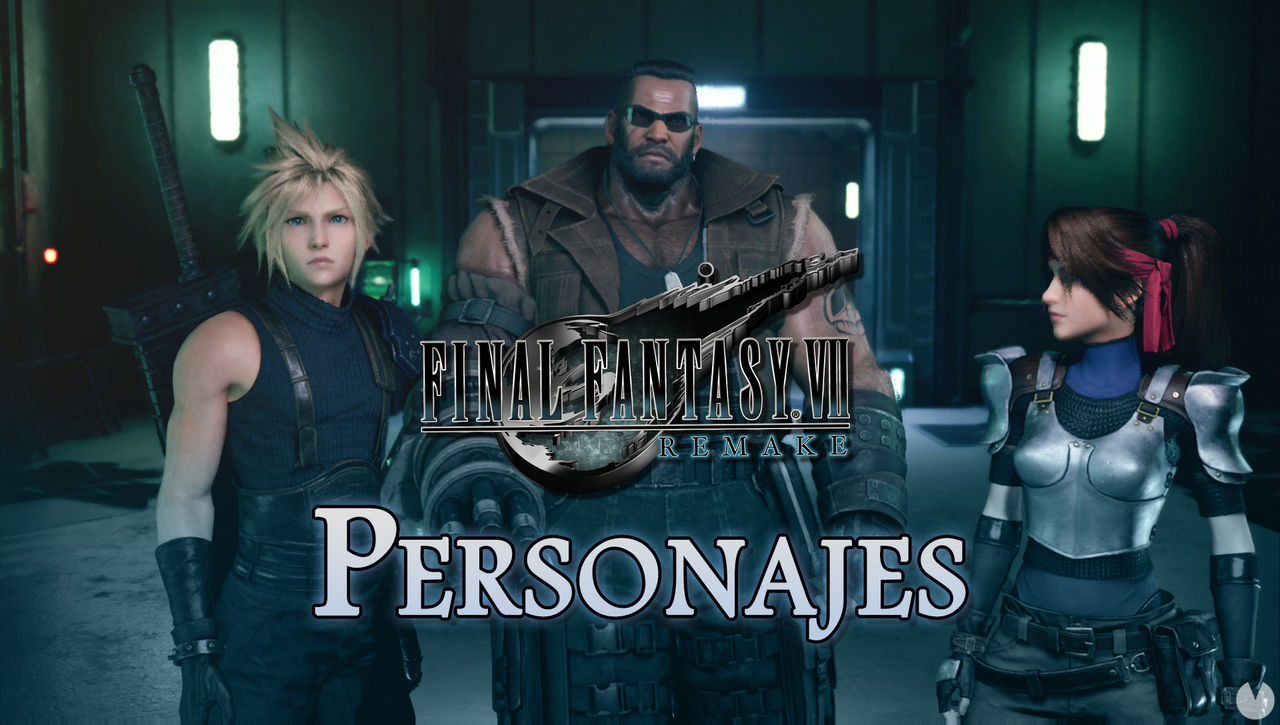 Final Fantasy VII Remake: TODOS los personajes jugables y no jugables - Final Fantasy VII Remake