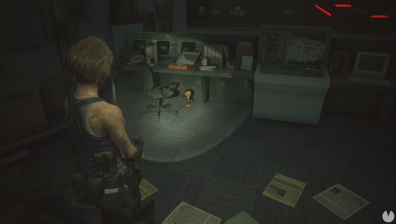 Resident Evil 3 Remake - Mr. Charlie: Charlie in the subway control room (Screenshot)