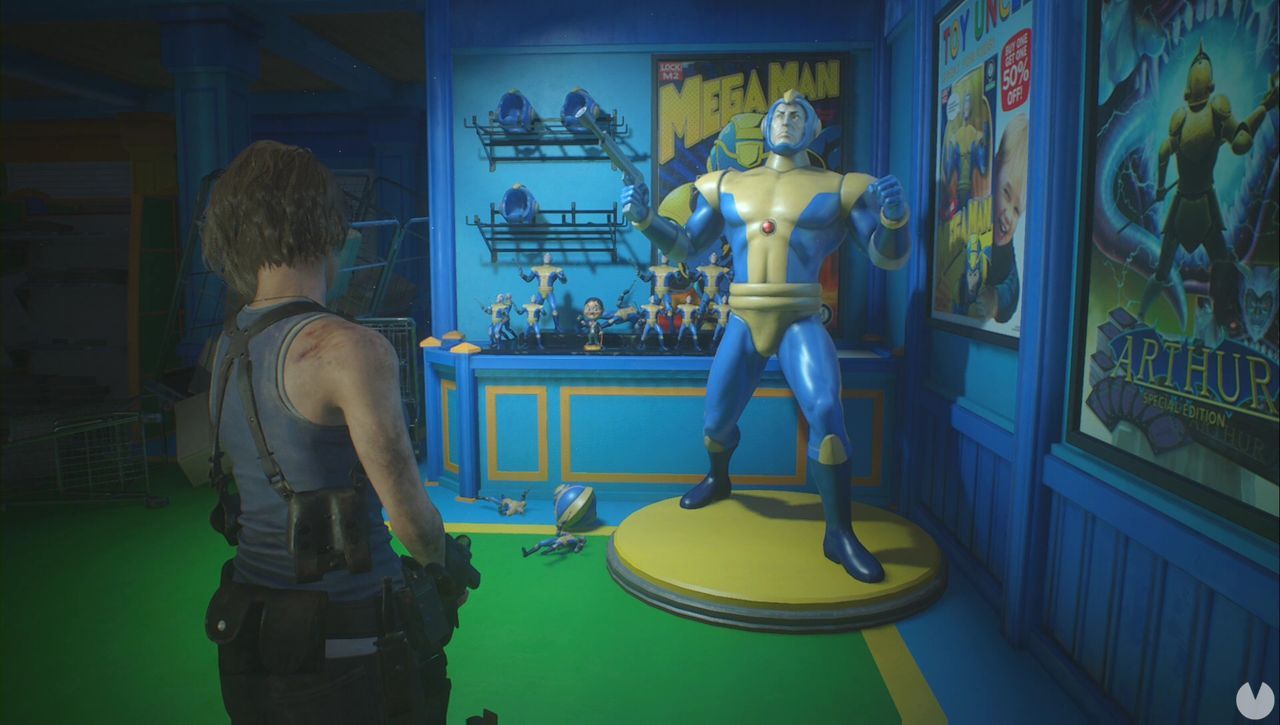 Resident Evil 3 Remake - Mr. Charlie: Charlie in Raccoon Toys (Screenshot)