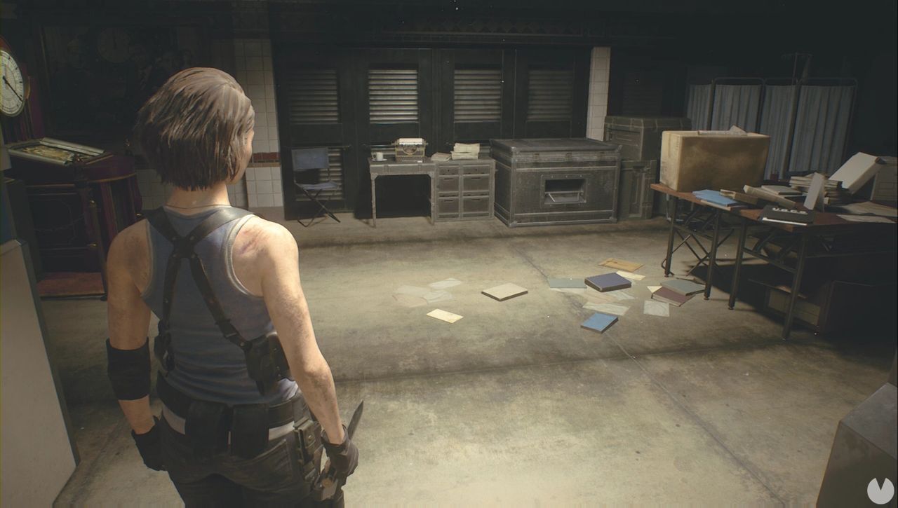 Resident Evil 3 Remake - Downtown: first safe room